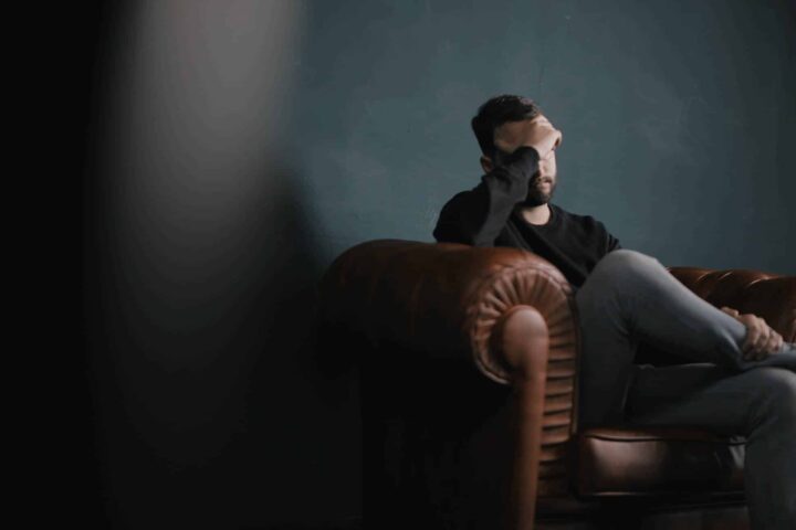 Man With Bipolar Sitting on the Coach