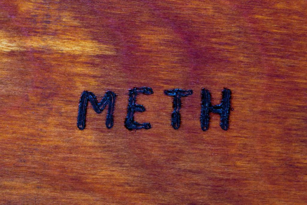 Meth on wood