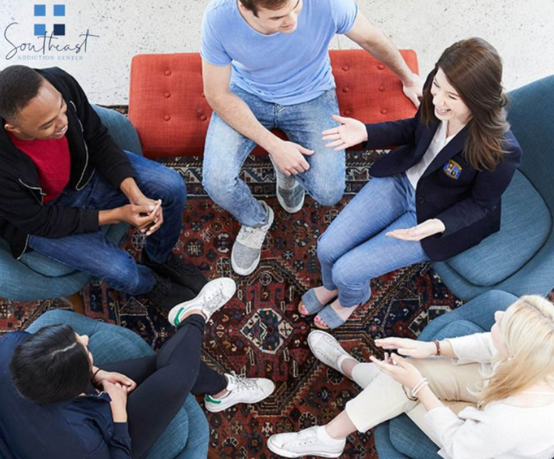 Interior of a Georgia amphetamine addiction substance abuse treatment center:
