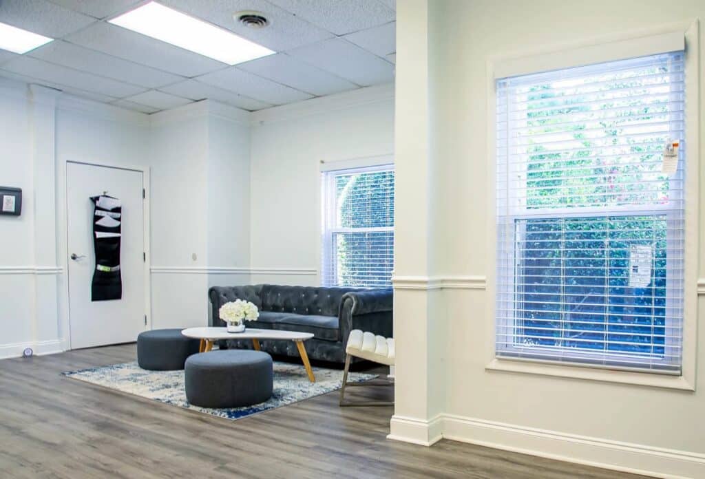 Group seating room inside Southeast Addiction Center